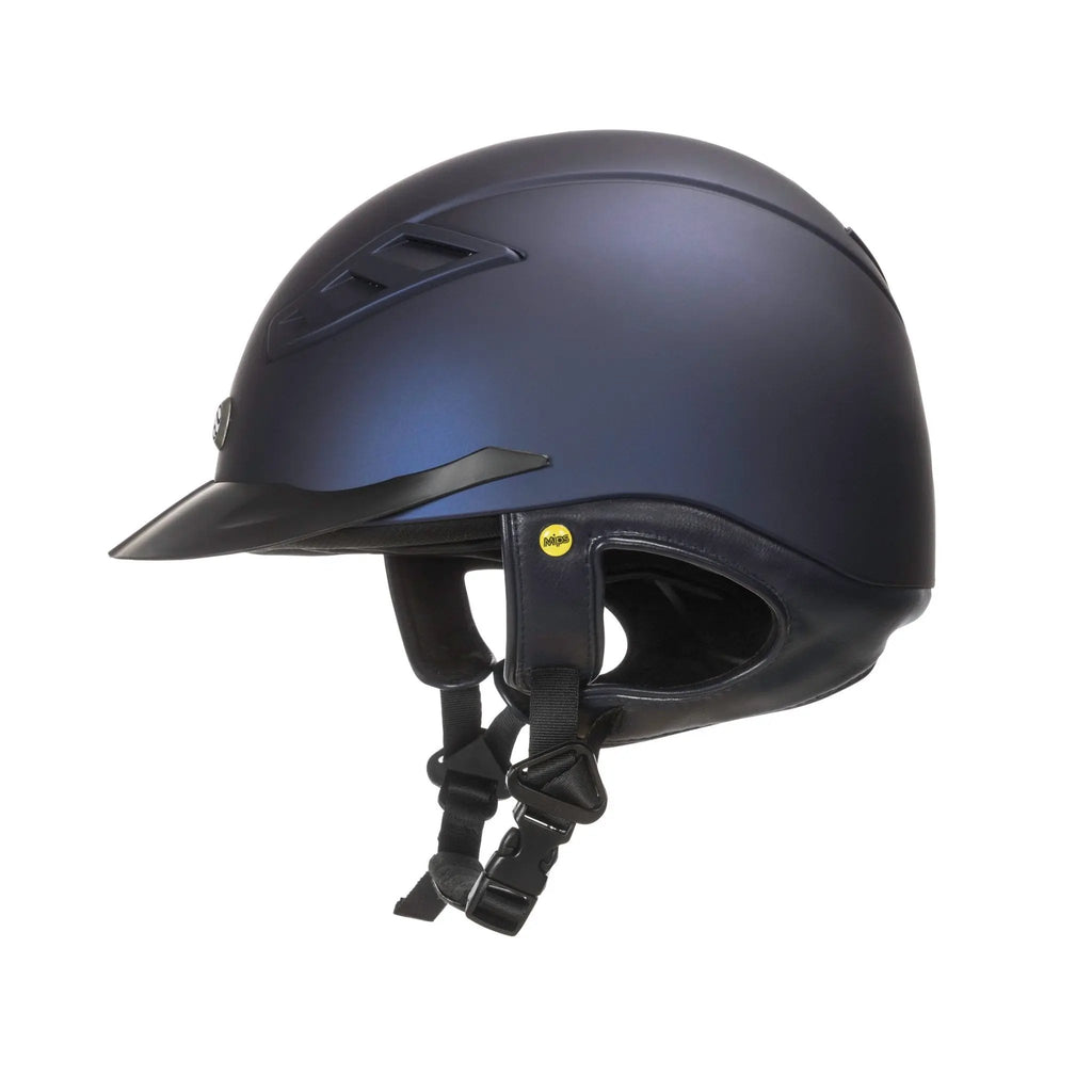 Back on Track Reithelm EQ3 Lynx Smooth Top, navy blue - IQ Horse