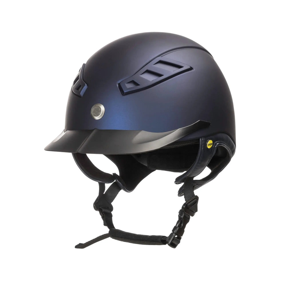 Back on Track Reithelm EQ3 Lynx Smooth Top, navy blue - IQ Horse