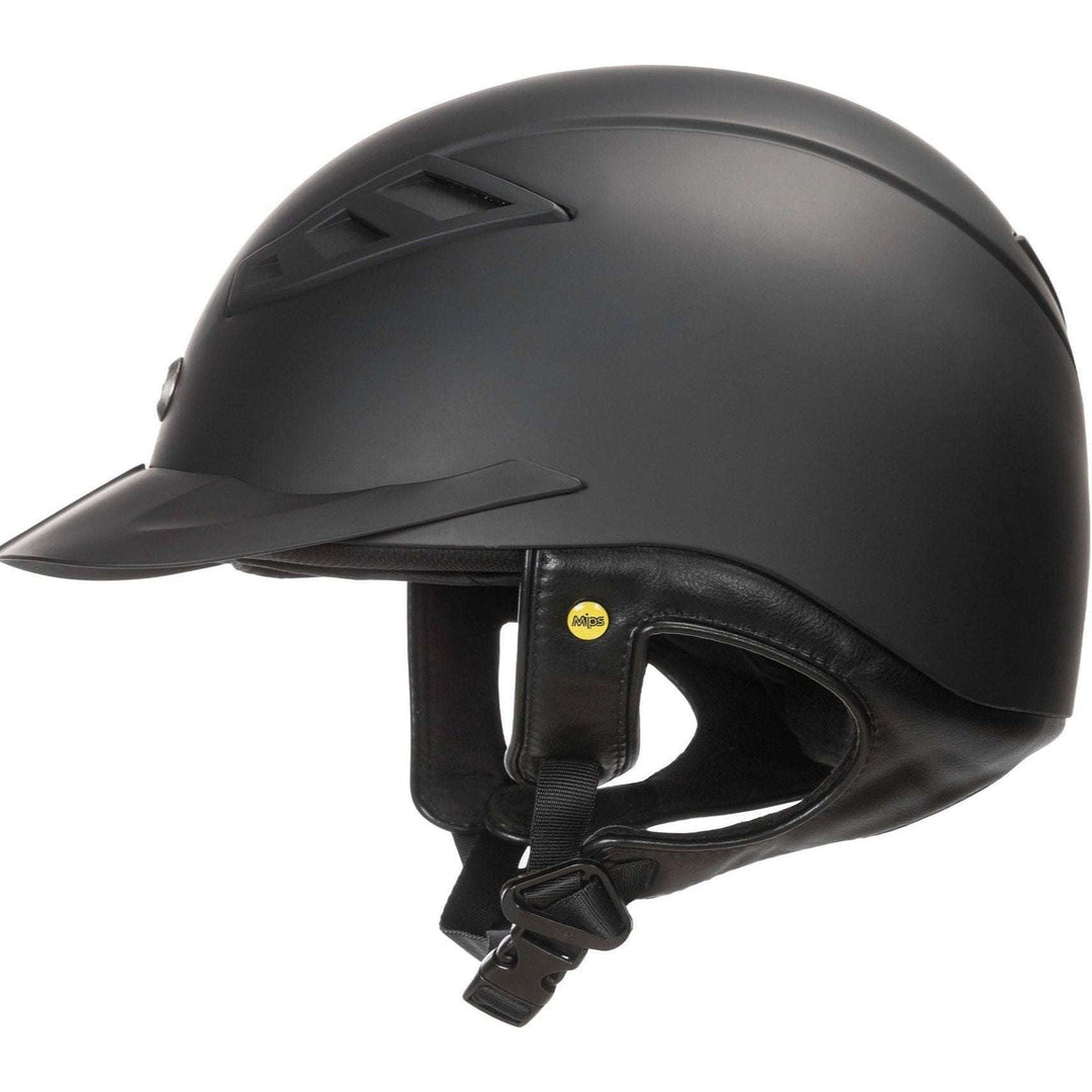 Back on Track Reithelm  EQ3 Lynx Smooth Top, Schwarz - IQ Horse