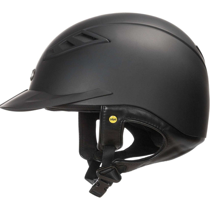 Back on Track Reithelm  EQ3 Lynx Smooth Top, Schwarz - IQ Horse