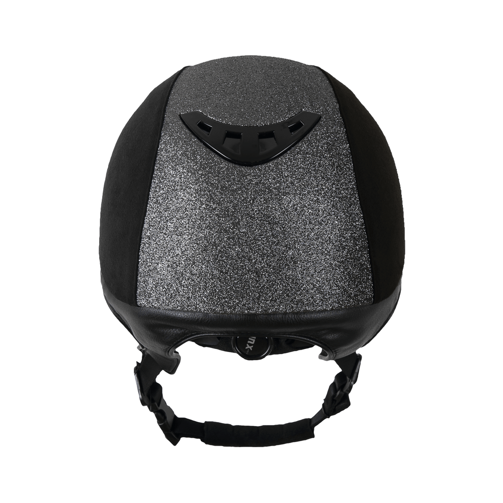 Back on Track Reithelm EQ3 Lynx Microfiber Sand, Schwarz - IQ Horse