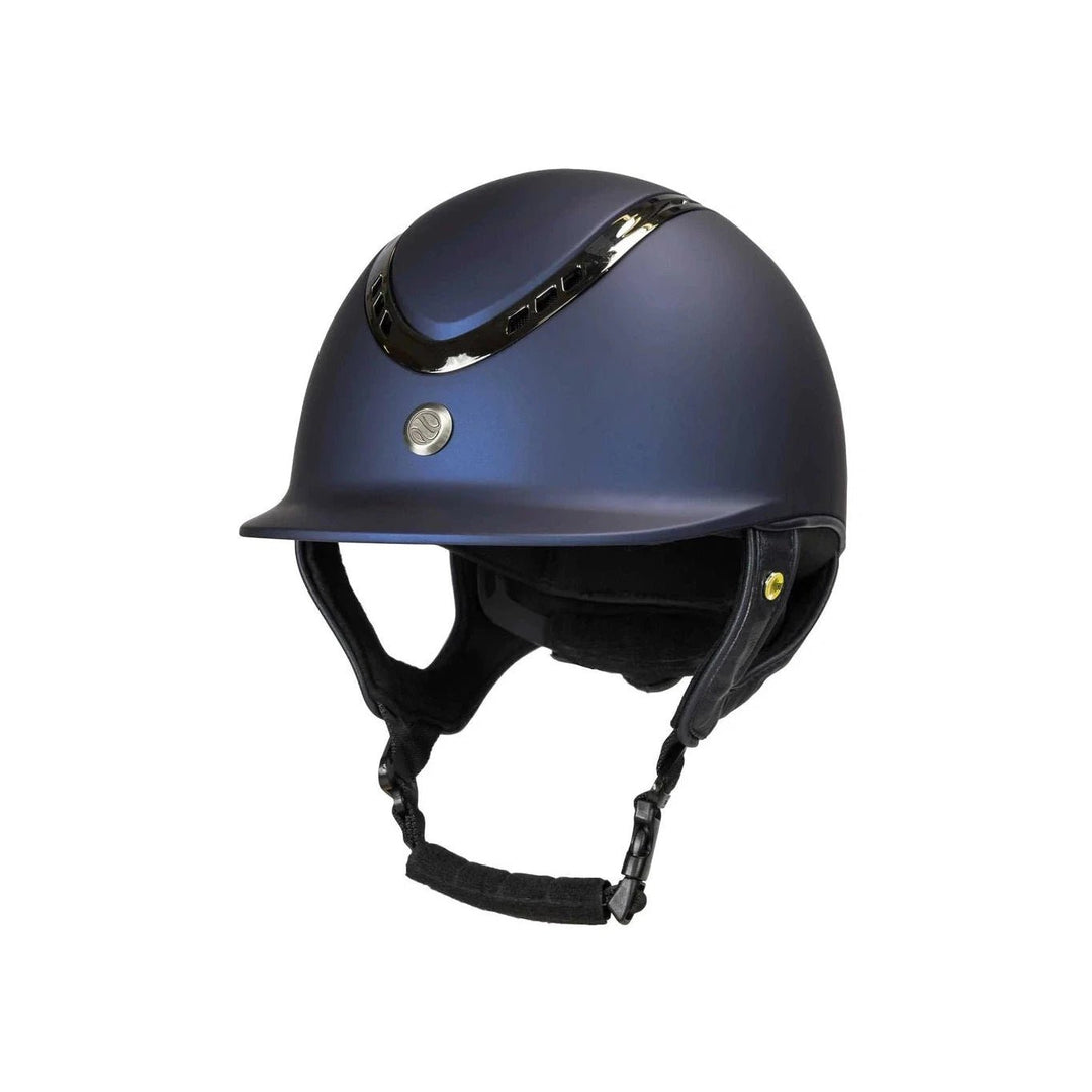 Back on Track Reithelm EQ3 Paradus Smooth Top, Dunkelblau - IQ Horse