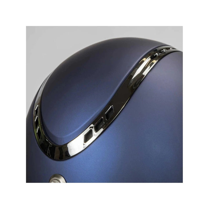 Back on Track Reithelm EQ3 Paradus Smooth Top, Dunkelblau - IQ Horse