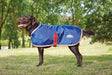 WeatherBeeta Windbreaker 420D Hundemantel II NAVY/RED/WHITE, Fleecefüllung - IQ Horse