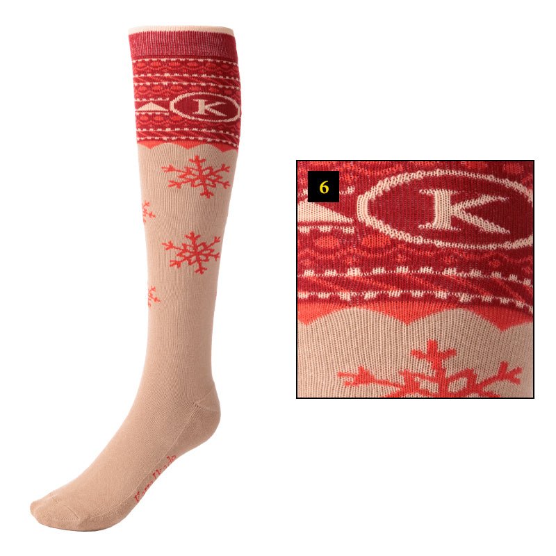 Kniestrümpfe "KavalSocks Christmas" - IQ Horse