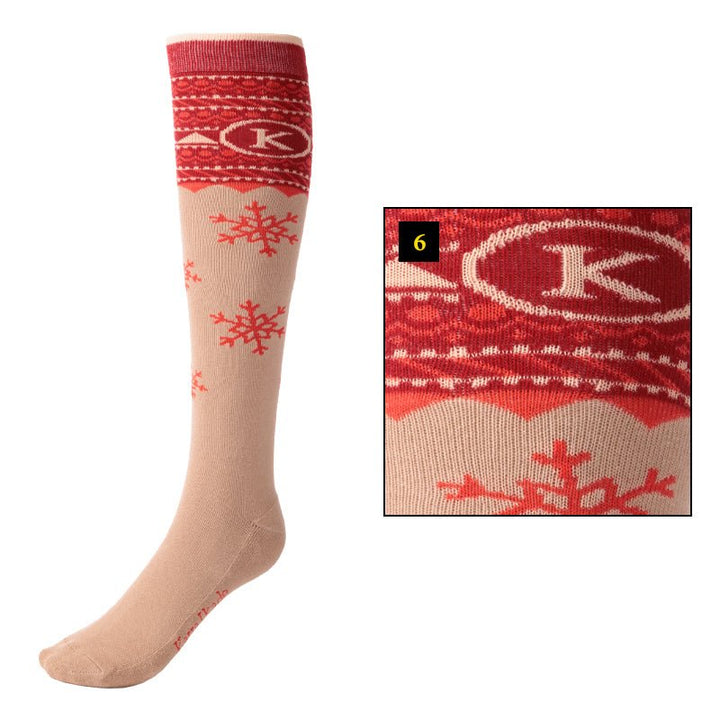 Kniestrümpfe "KavalSocks Christmas" - IQ Horse