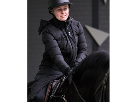 eaSt Performance Long Puffer Coat - black - IQ Horse