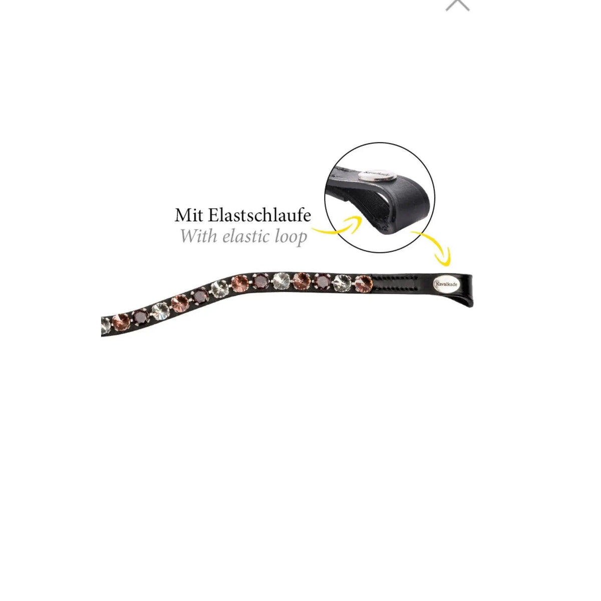 Kavalkade Stirnband Burgundy - IQ Horse