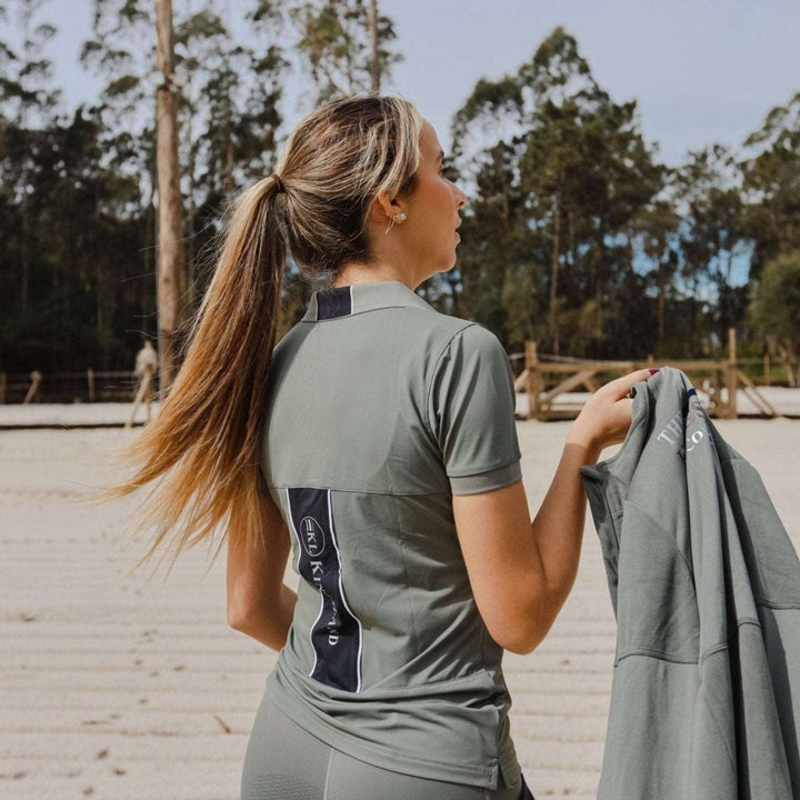 Damen Funktionsshirt Brinlee, Olivgrün - IQ Horse