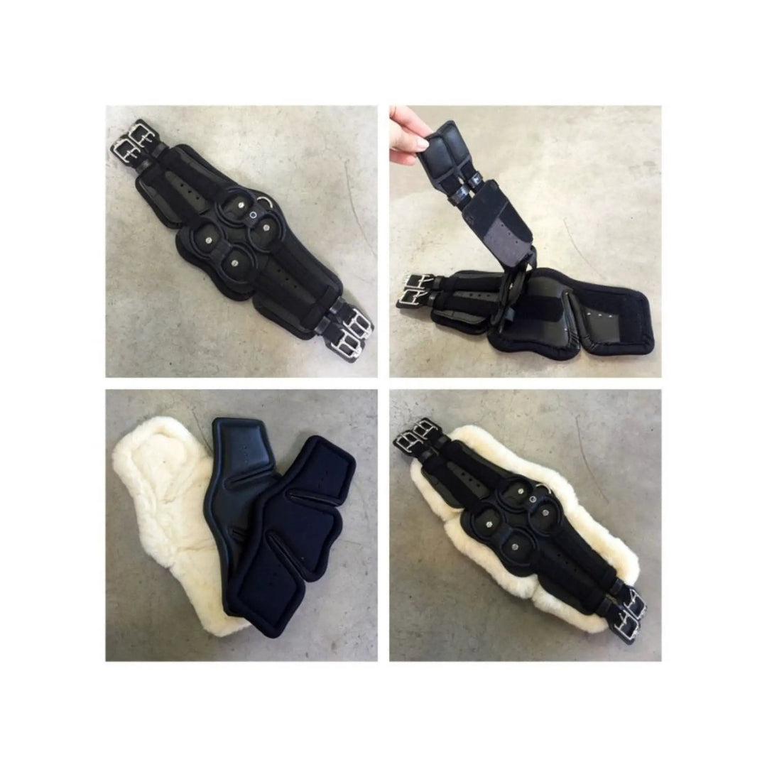 Equi-Soft Zadelriem Zonder Padding – Zwart, Maat 65 – Voor Optimaal Paardenwelzijn