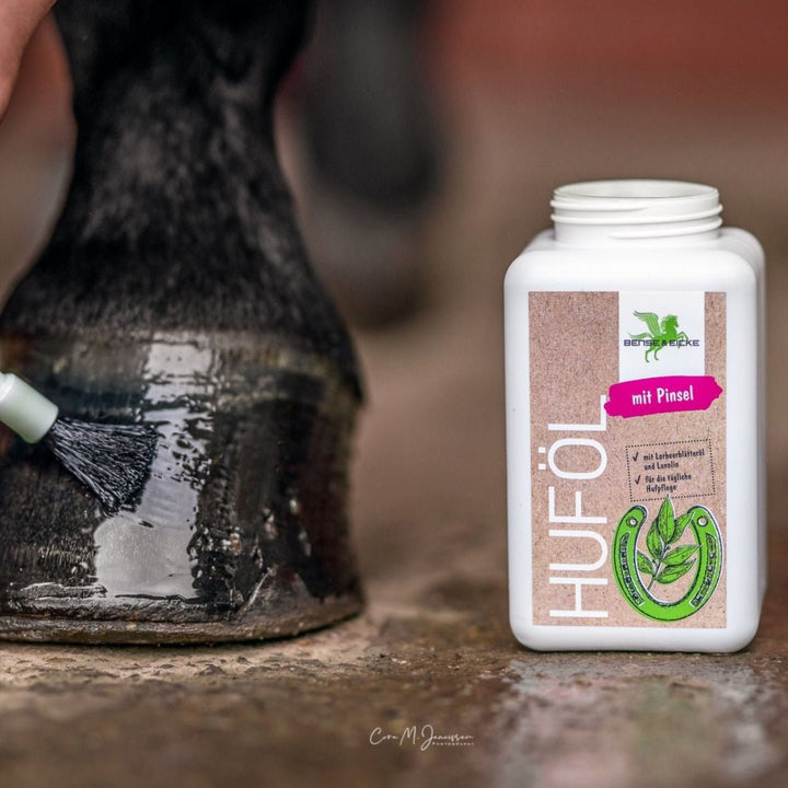 Bense & Eicke Huföl mit Pinsel, 500 ml - IQ Horse