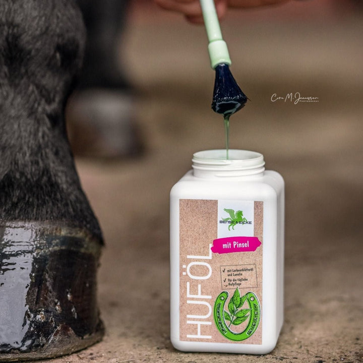 Bense & Eicke Huföl mit Pinsel, 500 ml - IQ Horse
