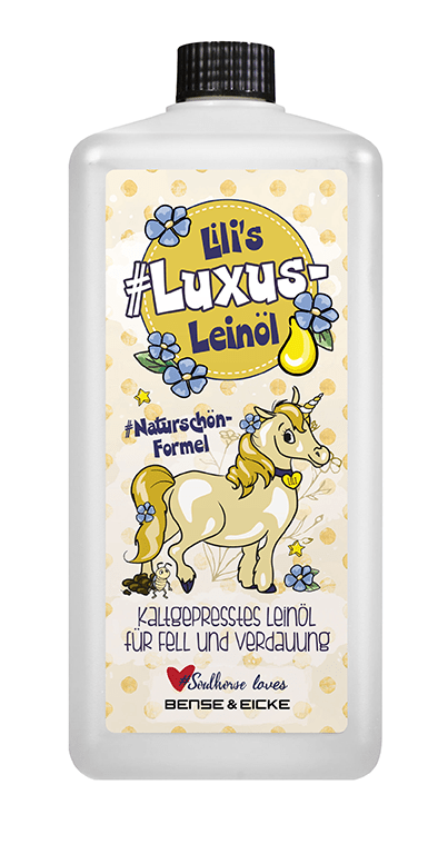 Bense & Eicke Soulhorse Collection LILI'S #LUXUS - LEINÖL - kalt gepresst - 1000 ml - IQ Horse