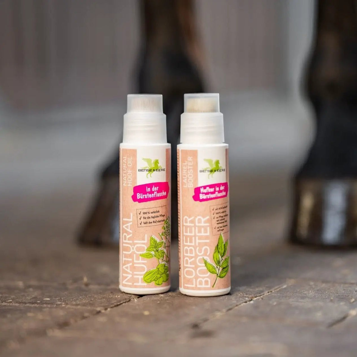 Bense & Eicke Natural Huföl i. d. Bürstenflasche, 200 ml - IQ Horse