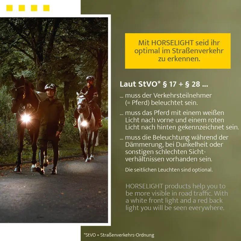 Kavalkade Horselight Set 1 - VZ + Sattelhusse inkl. Leuchten - IQ Horse