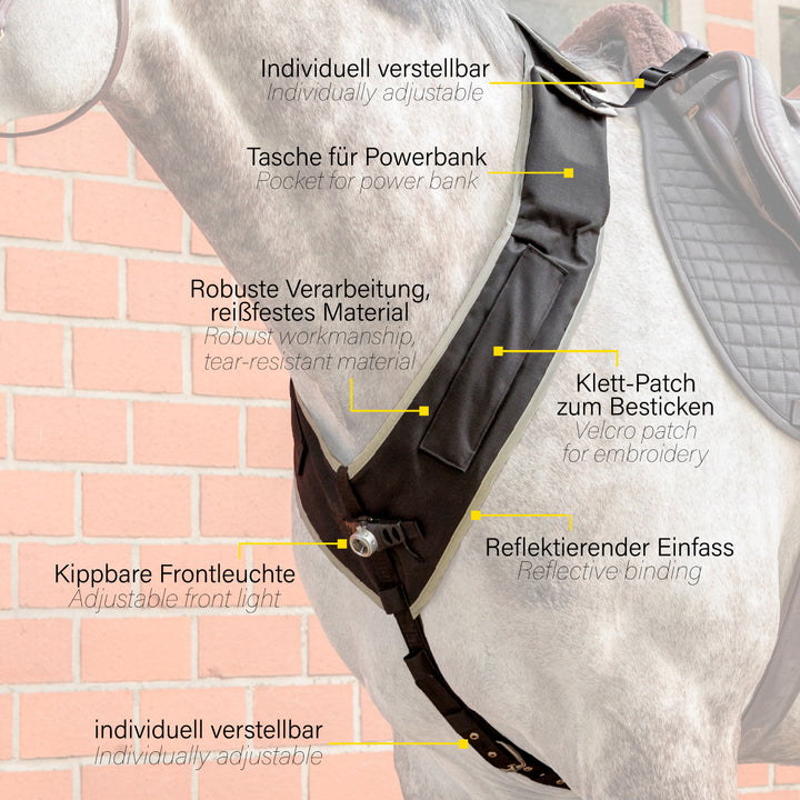 Leuchtset Horselight Set 2 – Beinmanschetten