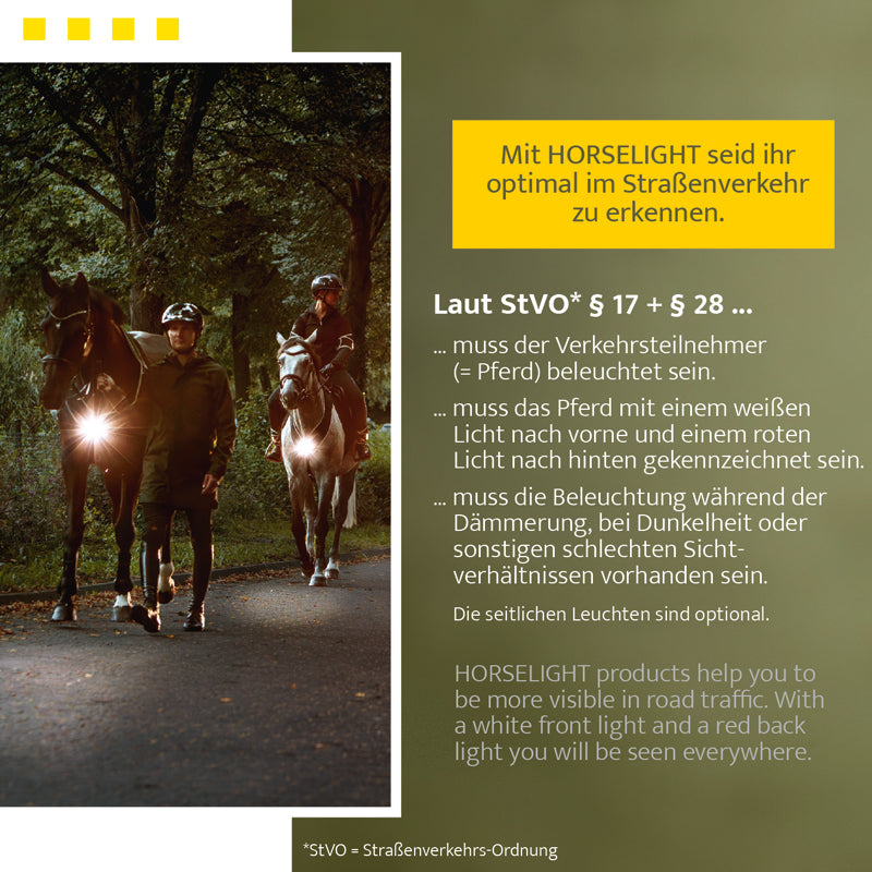 Frontleuchte Horselight – weiß