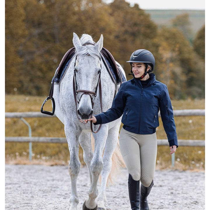 EQUITHÈME Reitleggings Acacia – nahtlos & Full-Grip, navy