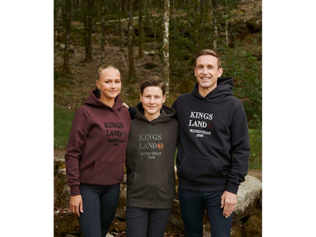 Kingsland Limited Edition Hoodie H/W 21 mit Kapuze, Unisex, Red Fudge - IQ Horse