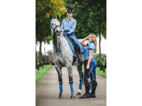 Ps of Sweden Poloshirt Daniella, Light Blue - IQ Horse