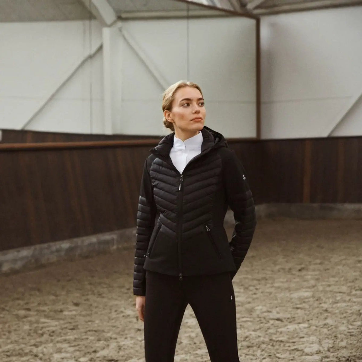Kingsland Classic Hybrid Damenjacke, schwarz - IQ Horse