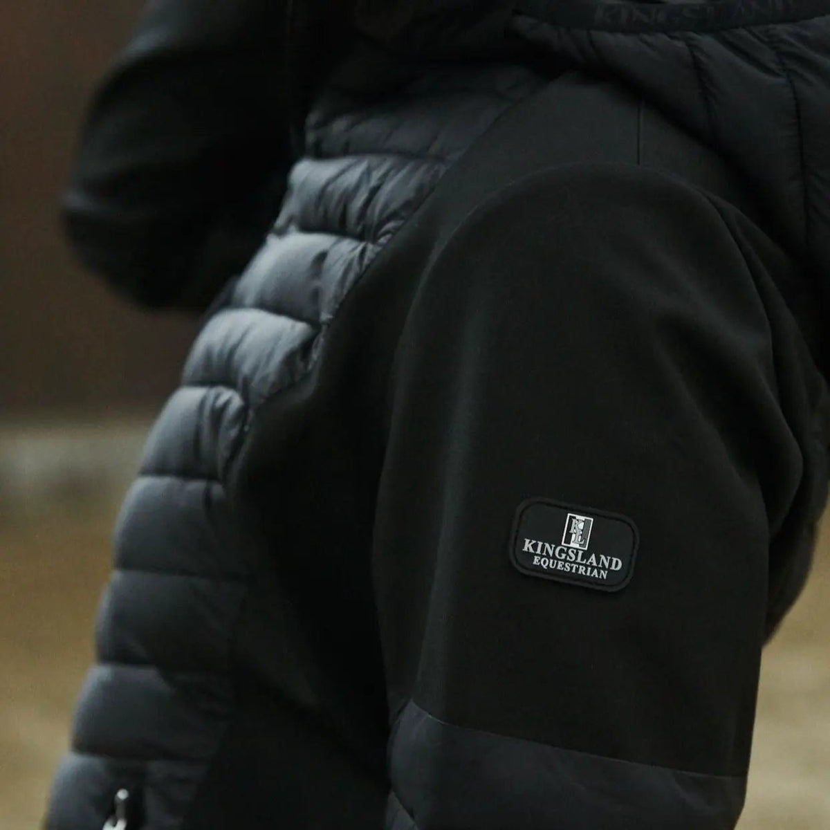 Kingsland Classic Hybrid Damenjacke, schwarz - IQ Horse