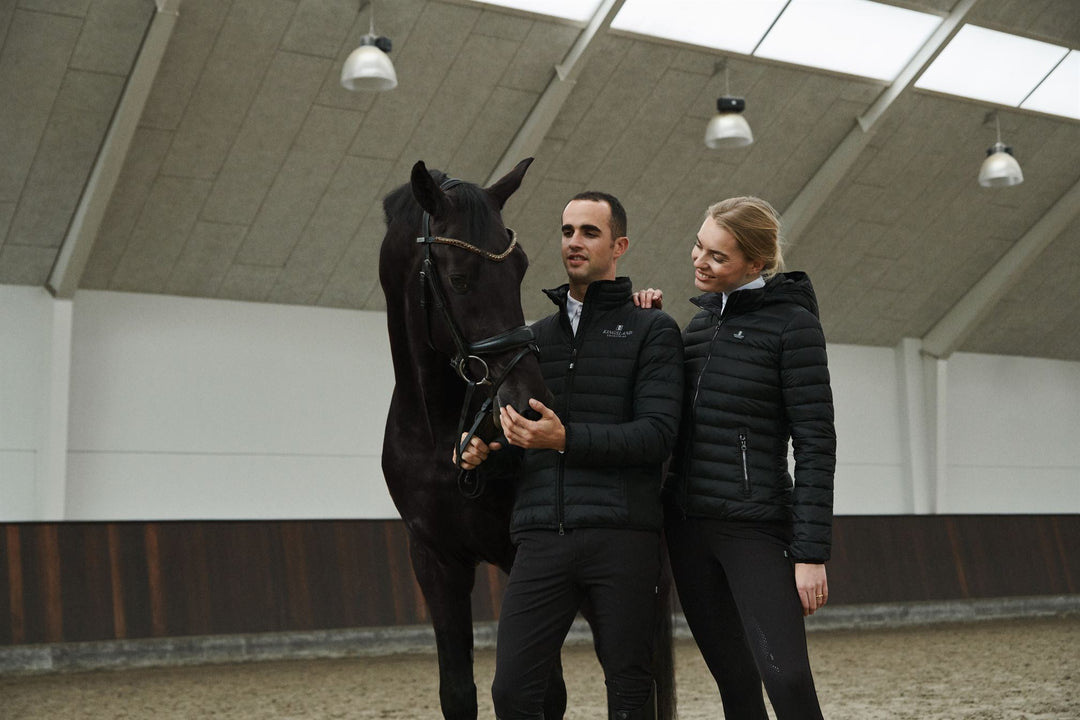 Kingsland Thermo Jacke Classic goes Black - Helgstrand Edition, unisex, Black - IQ Horse