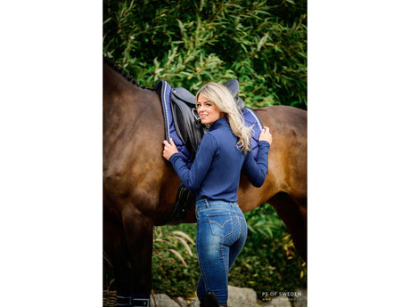 PS of Sweden Trainingsshirt/ Base Layer Willow, royal - IQ Horse