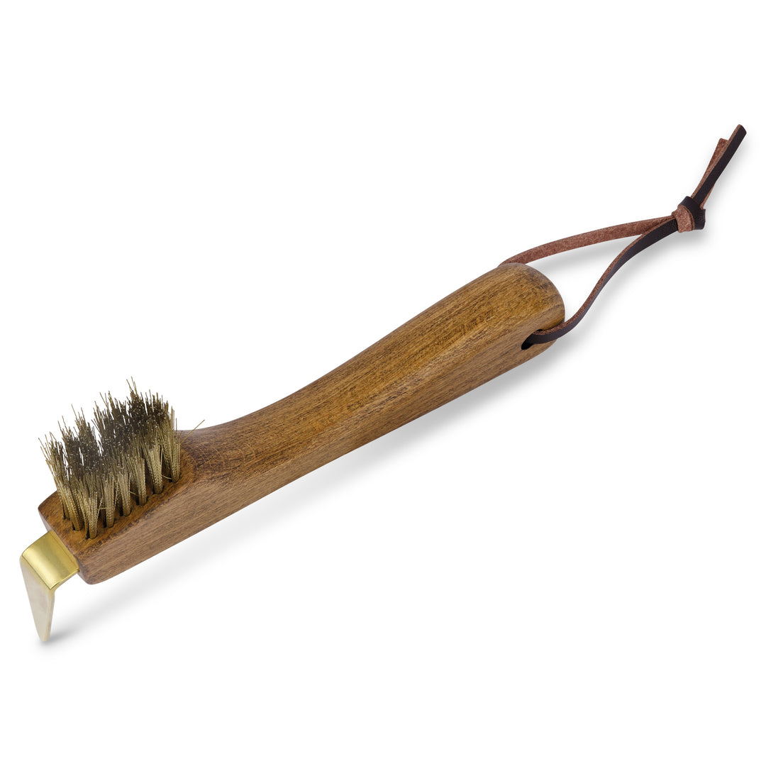 Equimour – Hufkratzer LILO – mit Bürste und Lederband - IQ Horse