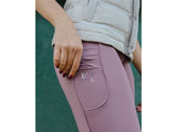 Kingsland Damen Reithose/Reitleggings Katinka Sommer23, Full Grip, purple flint - IQ Horse