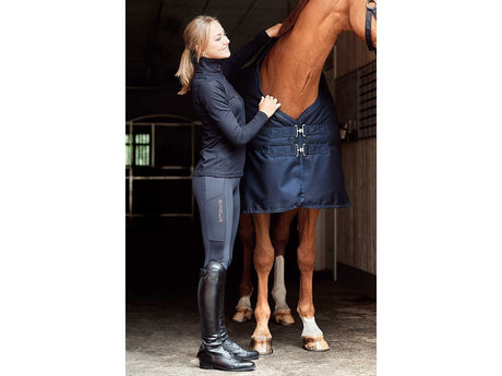 Kingsland Klassisches Langarm - Trainingshemd für Damen navy - IQ Horse