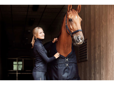 Kingsland Klassisches Langarm - Trainingshemd für Damen navy - IQ Horse