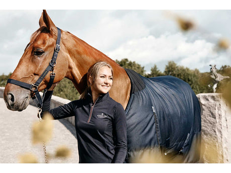 Kingsland Klassisches Langarm - Trainingshemd für Damen navy - IQ Horse