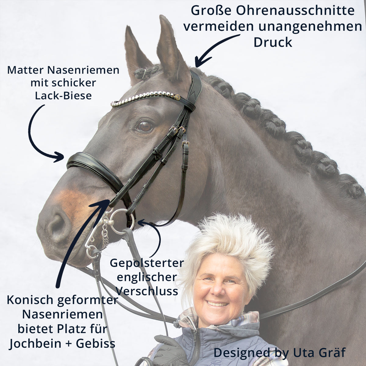 Kandare Uta Gräf – anatomisch