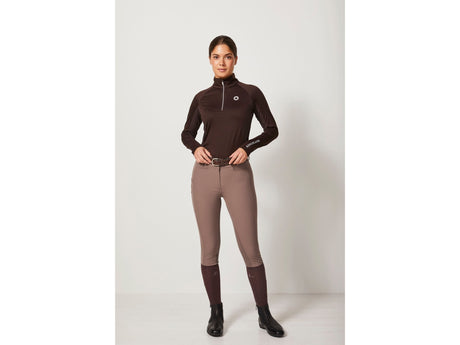 Kingsland Trainingsshirt Damen KLstarla HW22, langarm, brown black coffee - IQ Horse