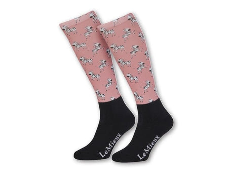 LeMieux Footsies Reitsocken, Zebra - IQ Horse