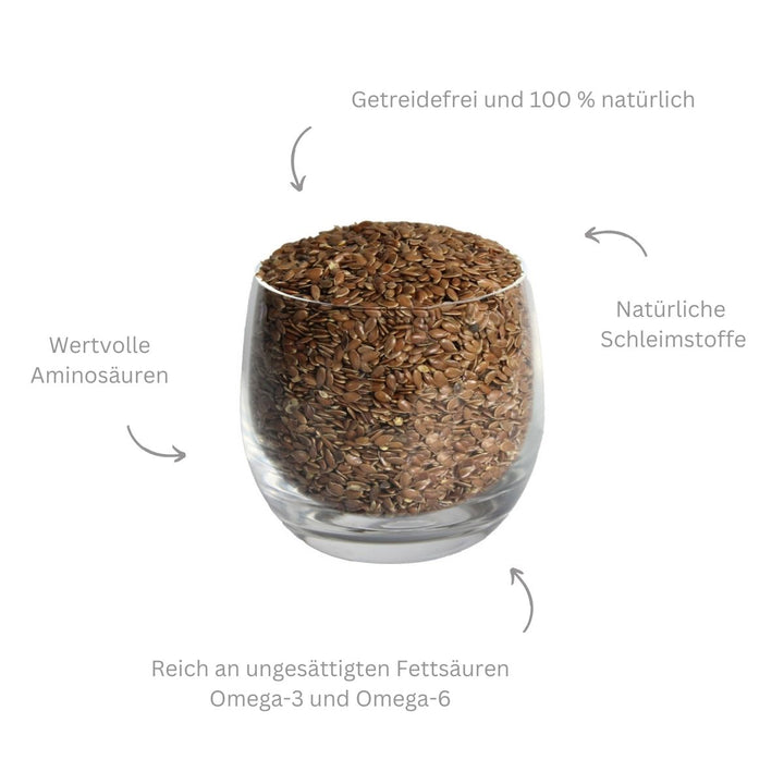 Leinsamen Leinsaat braun – ganz