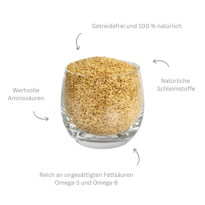 Leinsamen Leinsaat gold – ganz