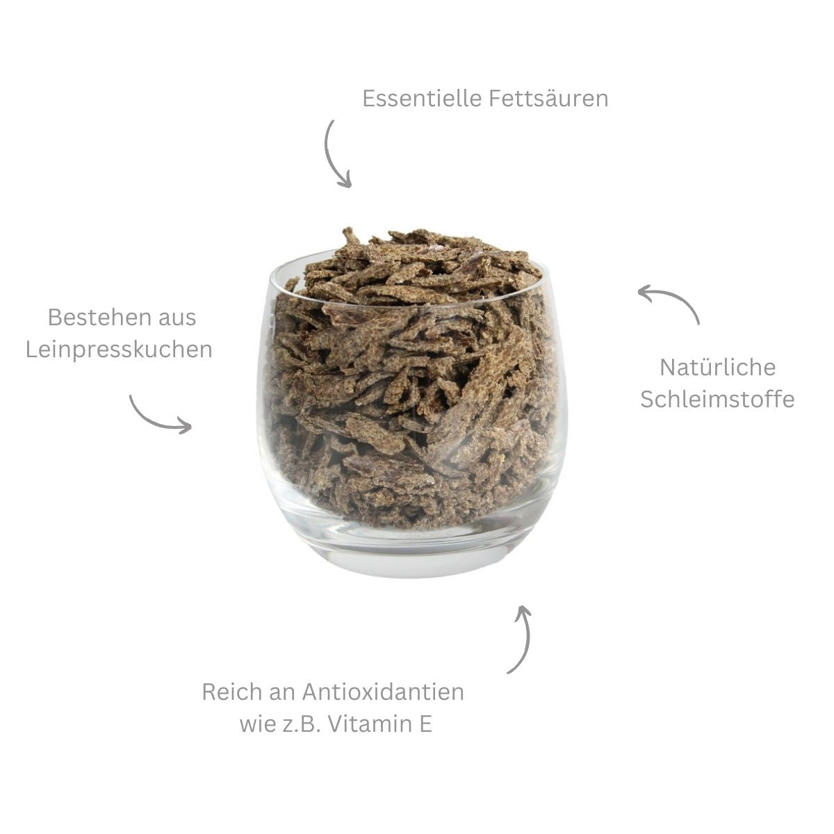 Ergänzungsfutter Leinflocken – 2,5 kg