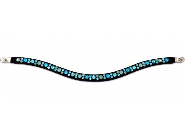 Magic Tack Stirnband Bling Swing caribbean, mixed - IQ Horse