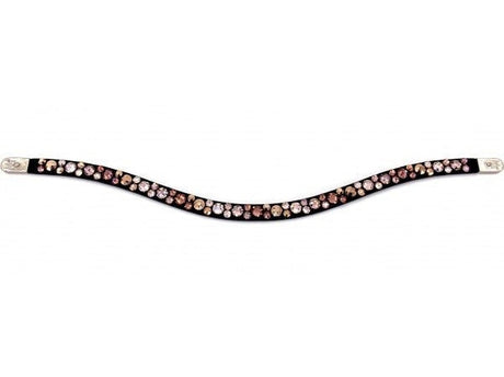 Magic Tack Stirnband Bling Swing coral, mixed - IQ Horse