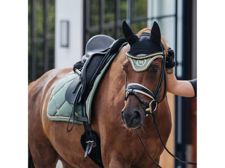 Back on Track Nights Collection Fliegenhaube, Olivgrün - IQ Horse