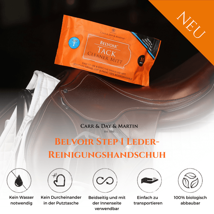 Carr & Day & Martin Belvoir Step-1 Lederreinigungshandschuh - IQ Horse
