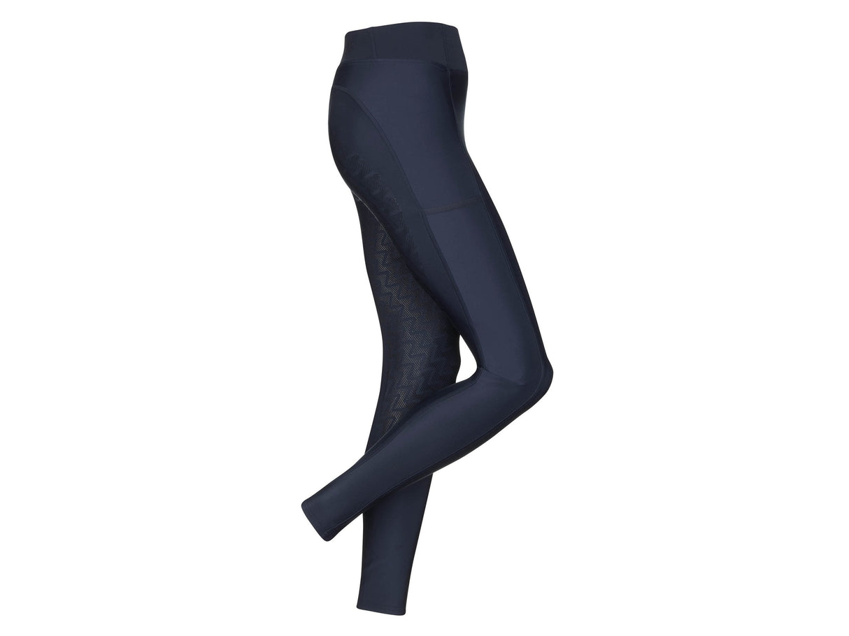 LeMieux Reitleggins PullOn, Fullgrip, Navy - IQ Horse