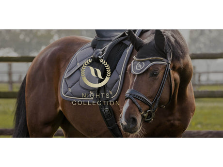 Back on Track Nights Collection Fliegenhaube, graphite - IQ Horse