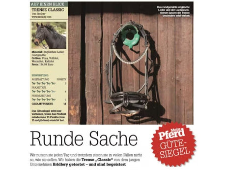 Bridlery anatomische Trense Classic, schwedisch - IQ Horse