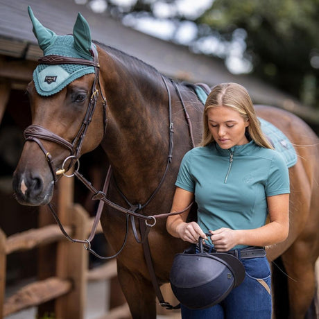 LeMieux Short Sleeve Base Layer Damen, Sage - IQ Horse