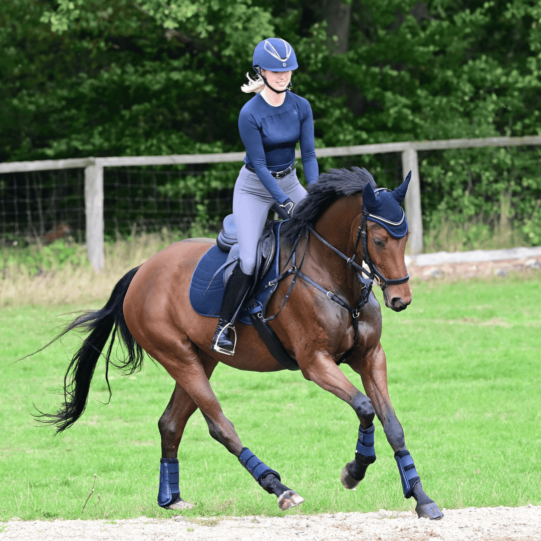 Busse Gamaschen 3D AIR EFFECT, Navy - IQ Horse