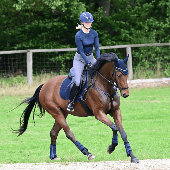 Busse Gamaschen 3D AIR EFFECT, Navy - IQ Horse