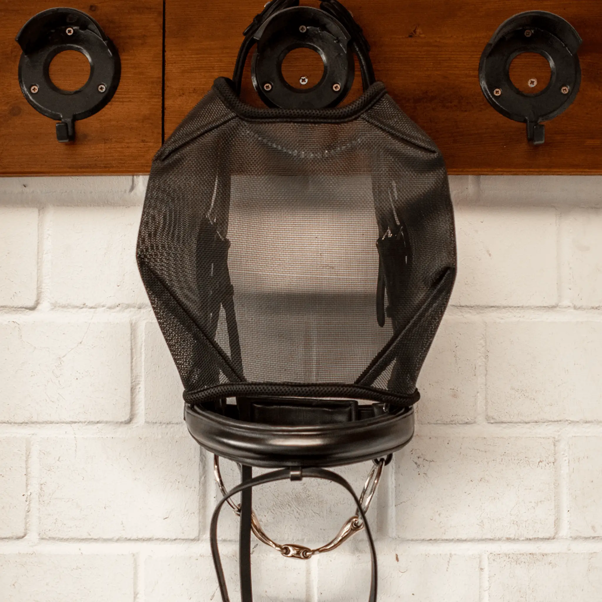 Busse Fliegenmaske RIDING, schwarz - IQ Horse